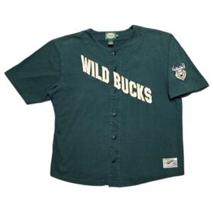 Vintage Cabelas Outdoor Gear Wild Bucks Baseball Jersey Size XL Embroidered